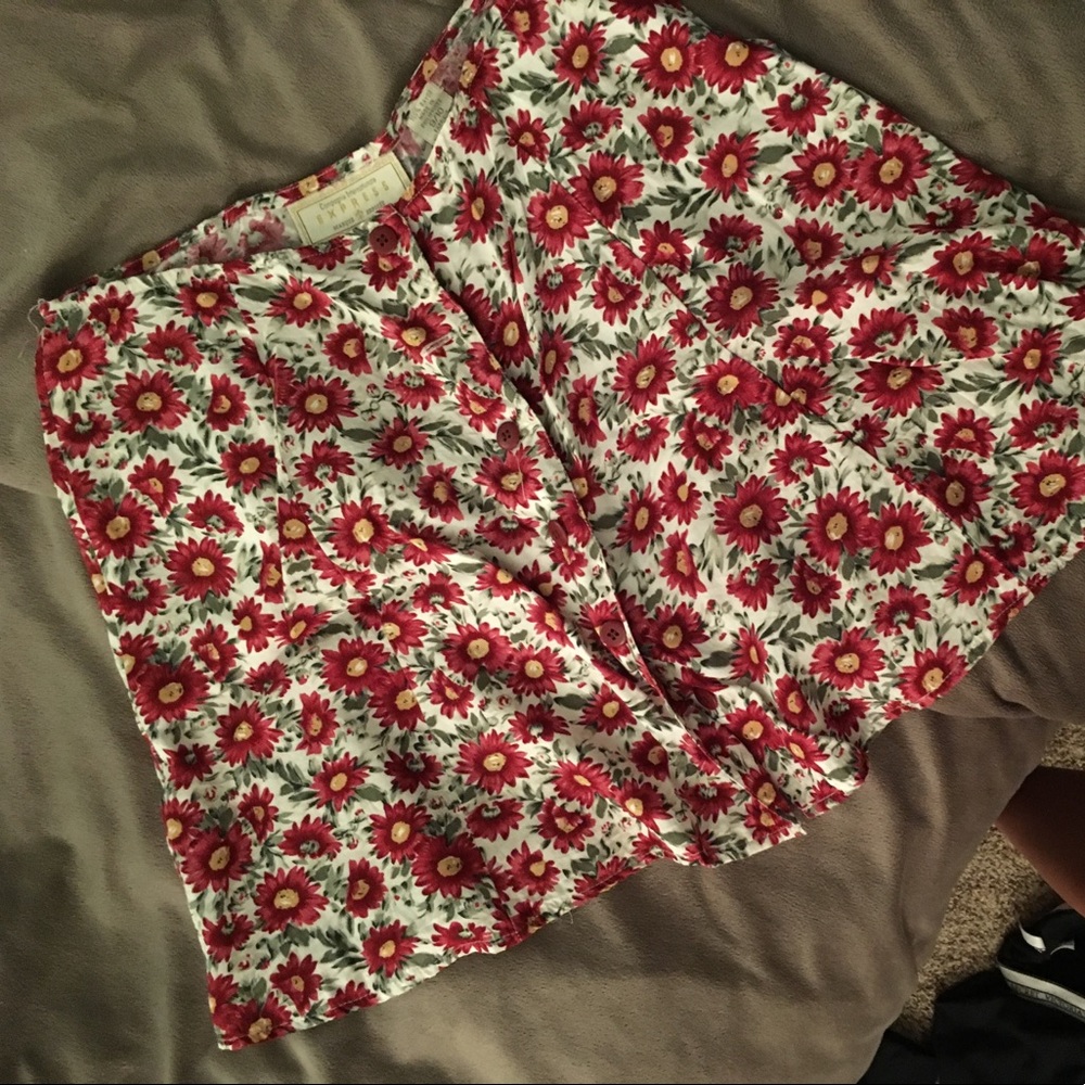 Vintage button up skirt