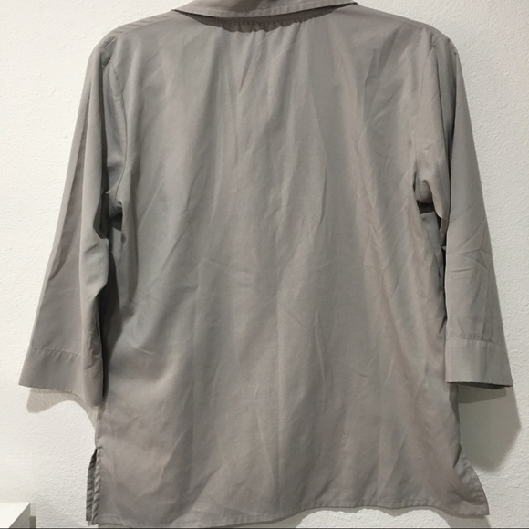 Free People Grey Blouse - Picture 2 of 5