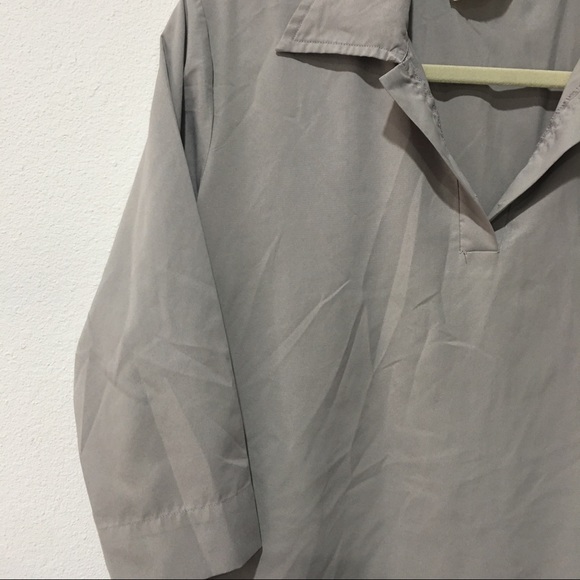 Free People Grey Blouse - Picture 3 of 5