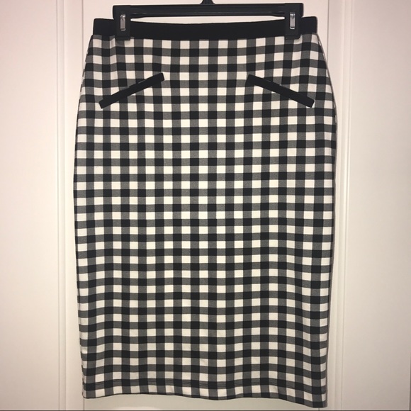 Nordstrom's Jules & Leopold Gingham skirt sz S - Picture 1 of 4