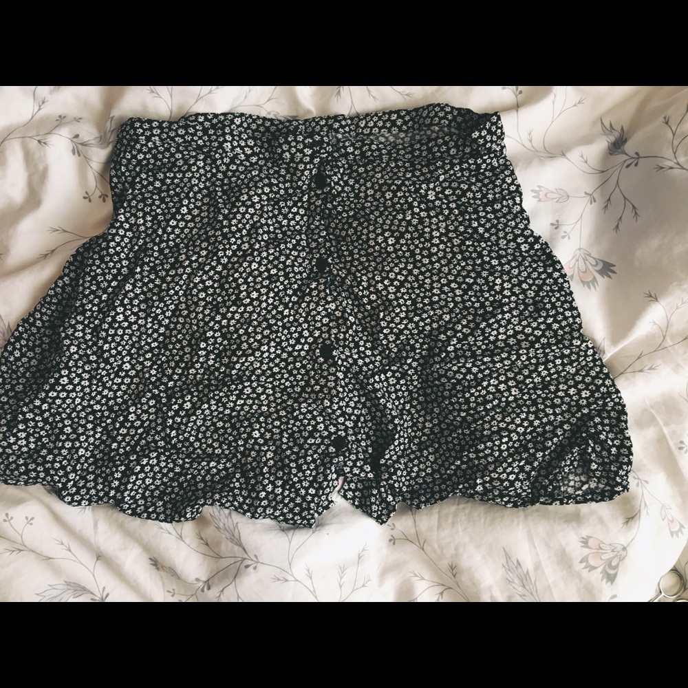Flowered H&M skirt