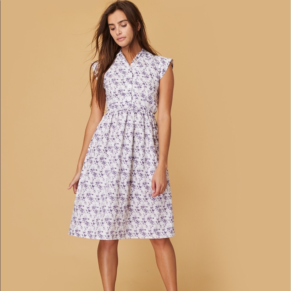 Christy Dawn Piper Dress in Violet Floral