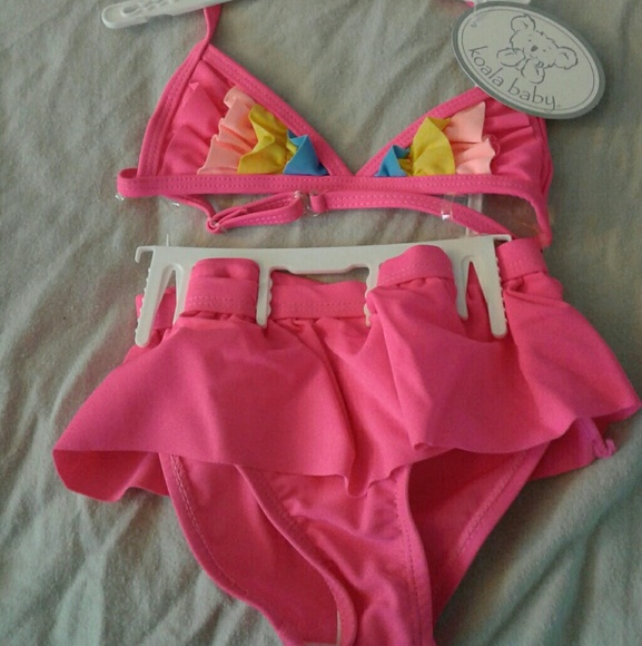 Koala Baby Infant Girl Swimsuit Set - Picture 1 of 1