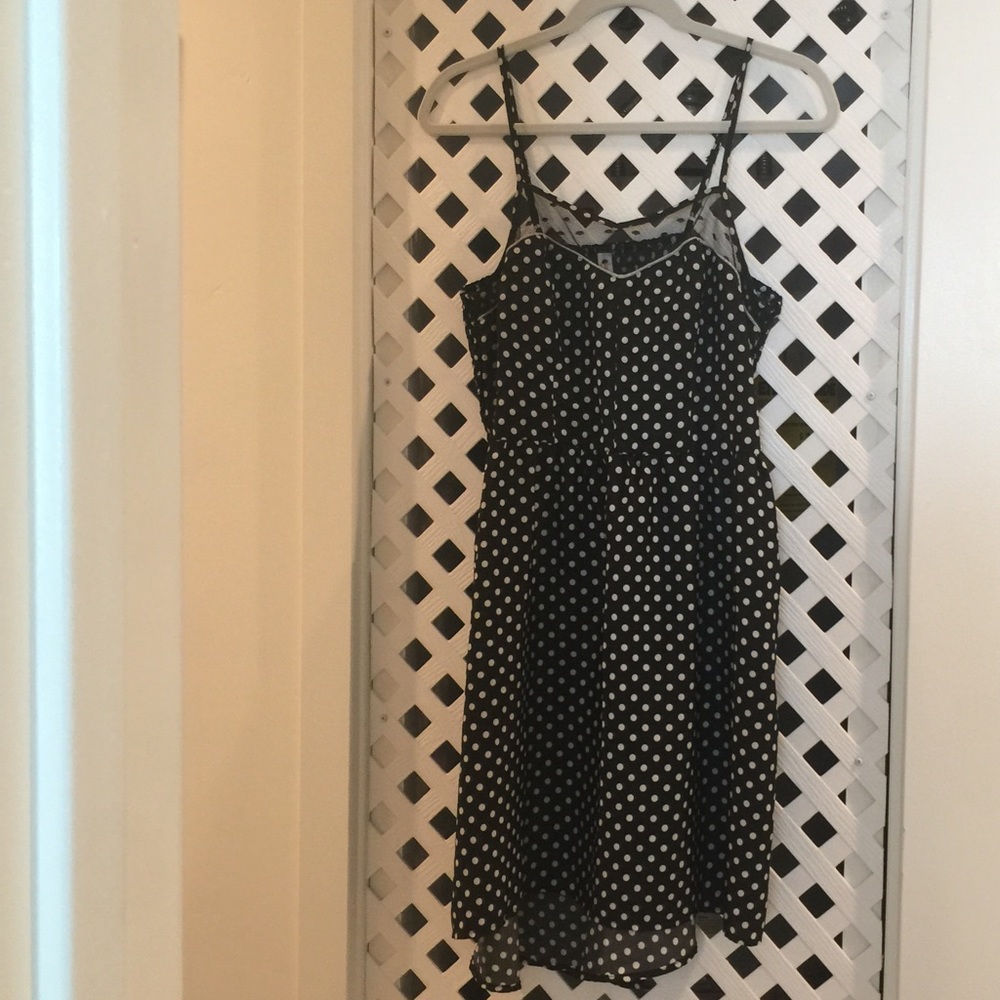 Xhileration polka-dot dress. Size L.