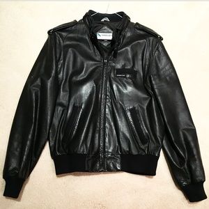 Black Europe Craft Genuine Leather Jacket