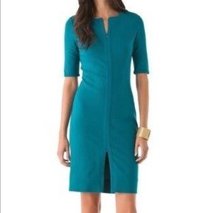 Diane Von Furstenberg front zip "Saturn" dress