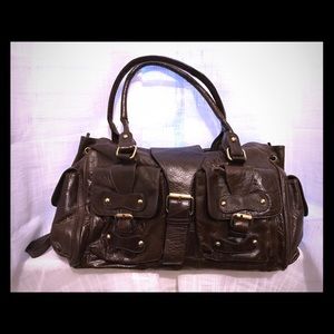 De.De Leather Satchel