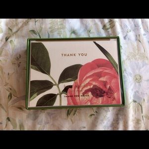 Kate spade 'Thank you ' notes.