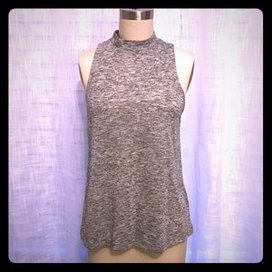 Grey sleeveless top