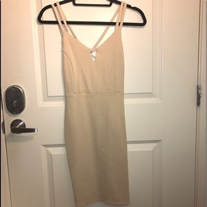 Flamingo Cream Dresss