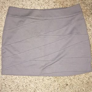 Grey express mini skirt