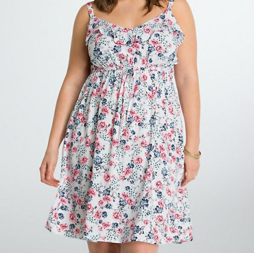 Torrid floral sun dress size 4