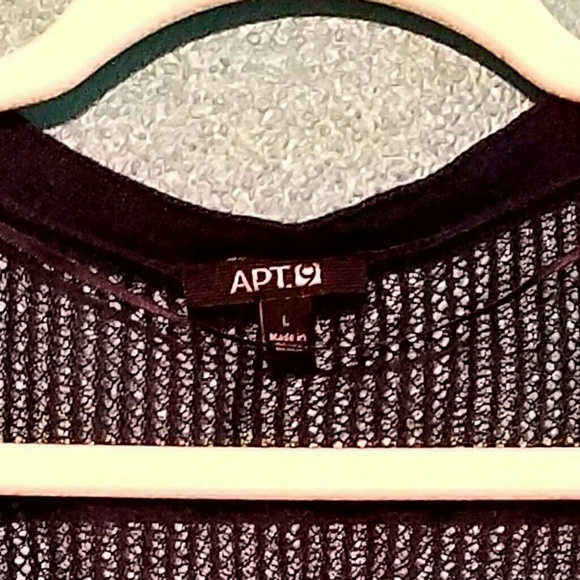 **SOLD**🔴 APT 9 Navy Cardigan Sz Large - Picture 3 of 3