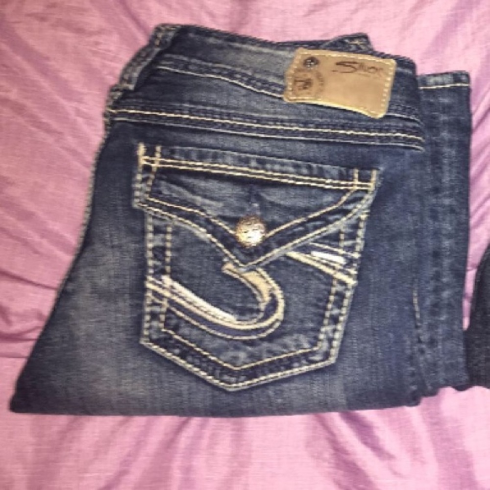 Silver jeans