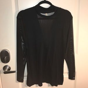 Black Mesh LF/Emma & Sam Shirt