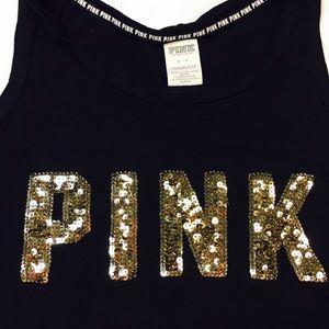 VS PINK bling racerback tank VS PINK bling racerback tank