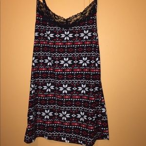 Patterned tank top