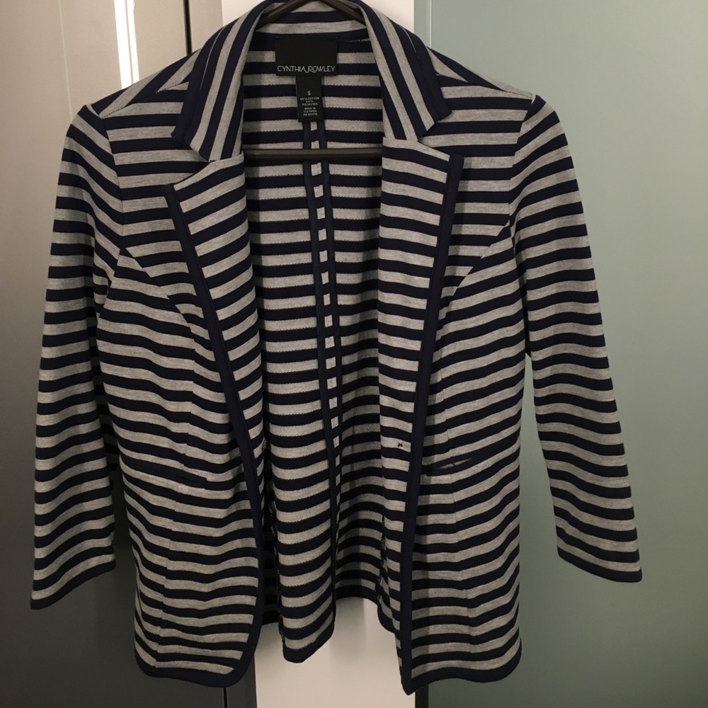 Cynthia Rowley stripped blazer