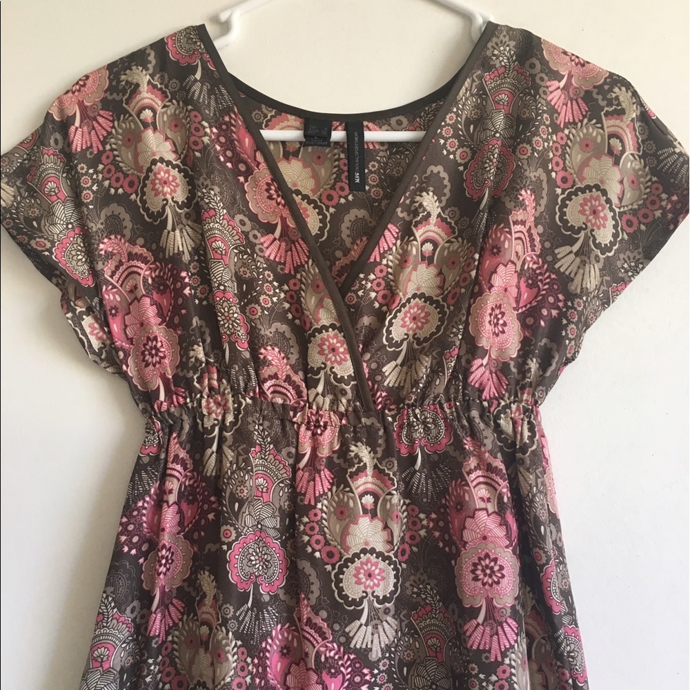 Mango Silk Floral Dress - Picture 2 of 2