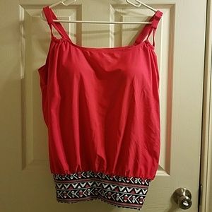 Swimsuits for all blouson swim top