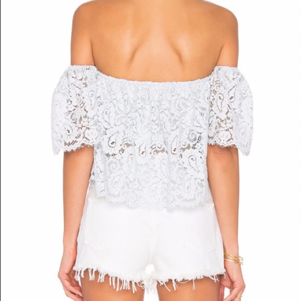 Lovers and friends Bayside off the shoulder top - Picture 3 of 5