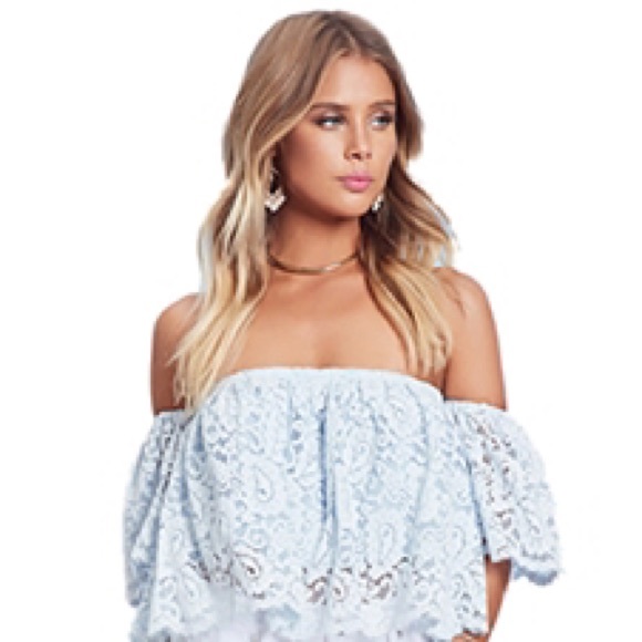 Lovers and friends Bayside off the shoulder top - Picture 5 of 5