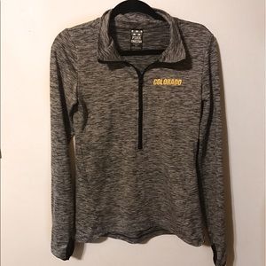 VS PINK university of Colorado quarter zip