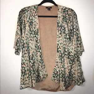 Silky kimono jacket