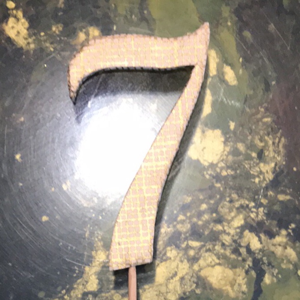 Wedding table numbers from BHLDN!