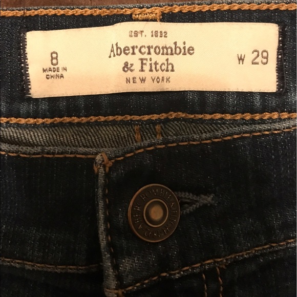 Abercrombie & Fitch blue jean shorts - Picture 3 of 3