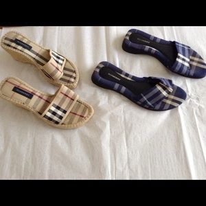 100% Authentic Burberry sandals gently used