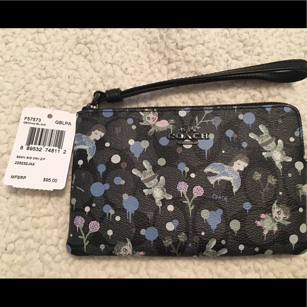 Coach Baseman Wristlet NWT