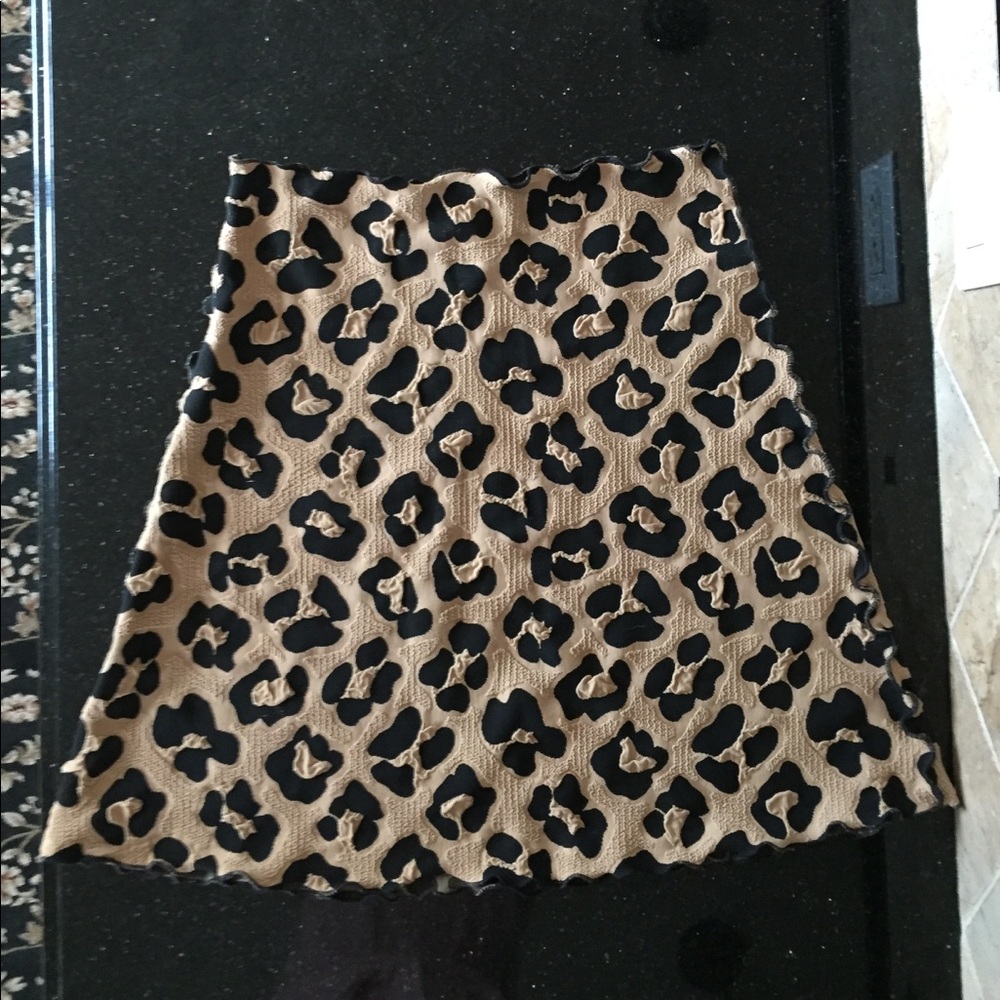 HAYSTACKS CHEETAH PRINT SKIRT