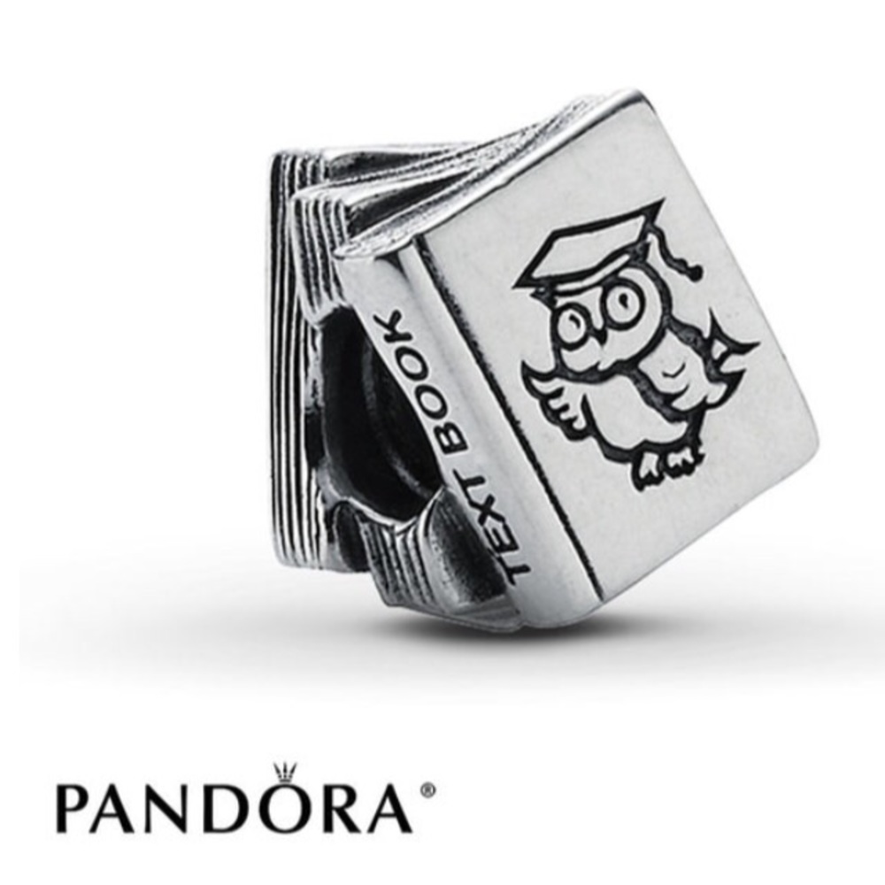 Pandora Study Book Sterling Silver Bracelet Charm