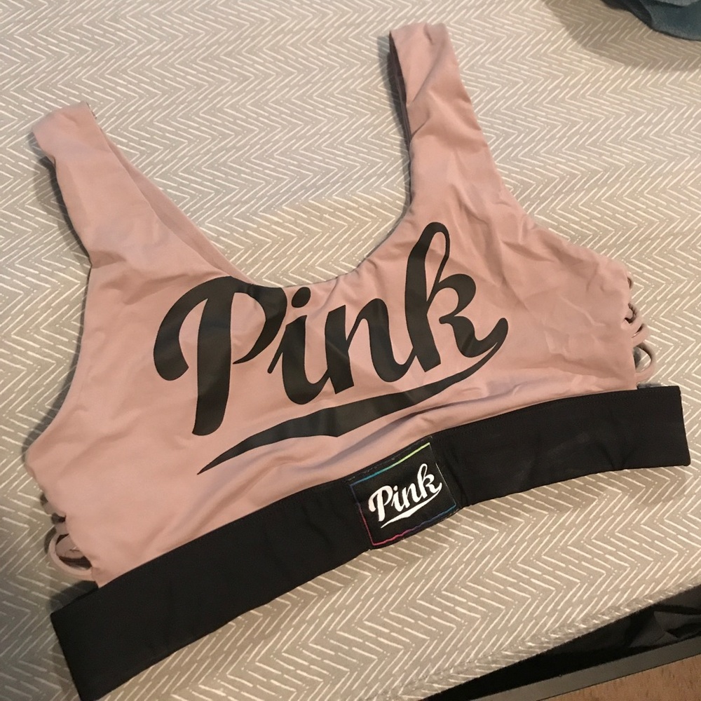 Pink bra