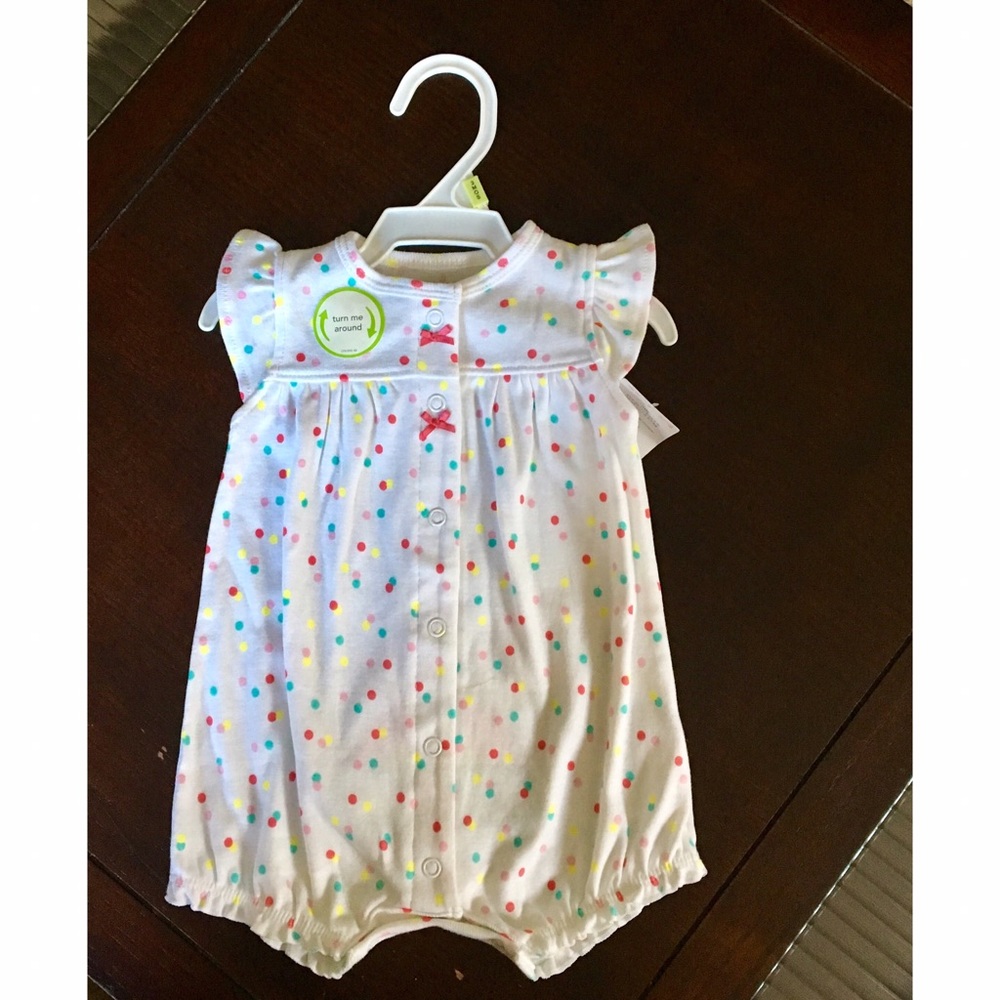 NWT CARTERS Snap Up Romper