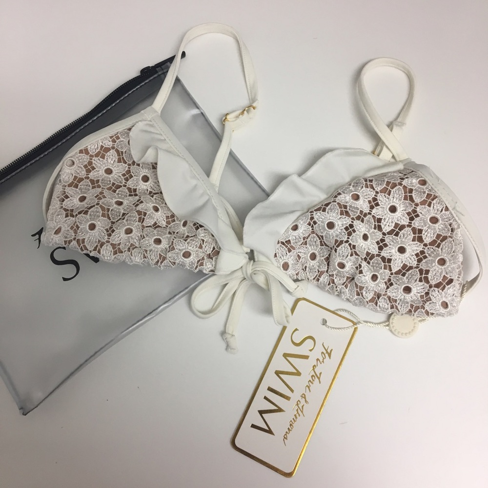 For Love & Lemons Alicante Bikini Top NWT XS