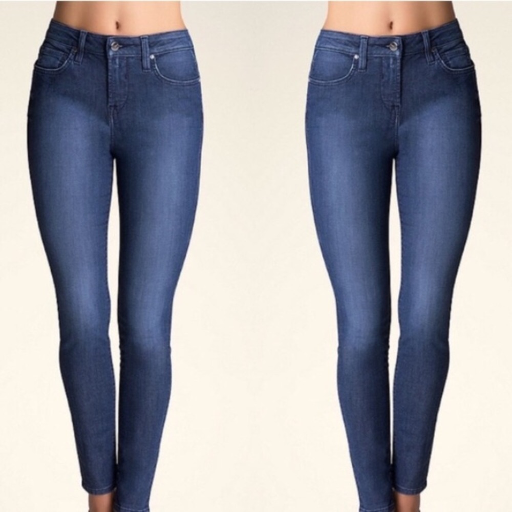 Bebe Mid-Rise Skinny Jeans