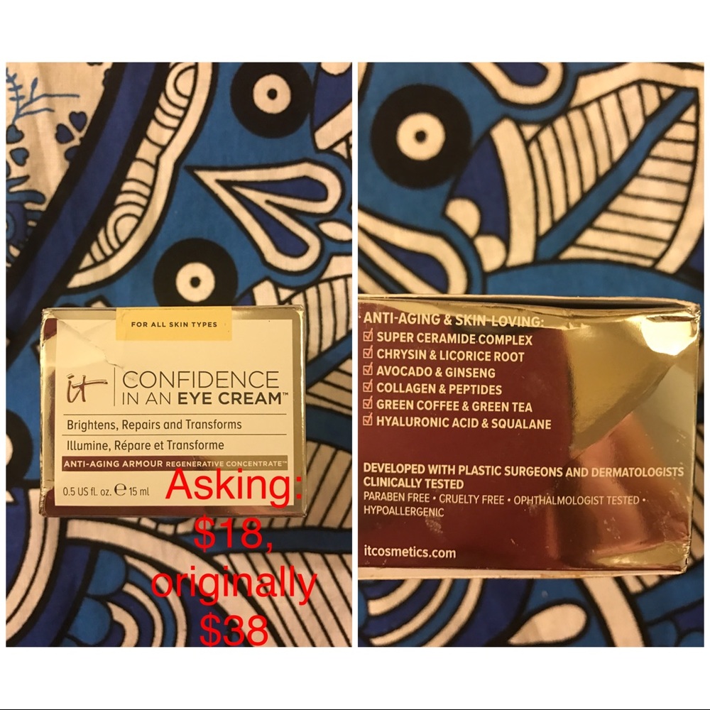 IT Cosmetics Confidence In An Eye Cream: brightens