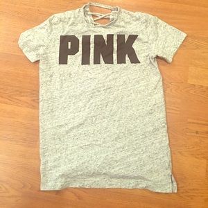 PINK strappy back shirt