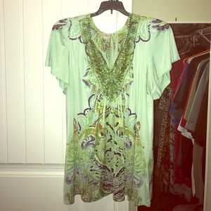 Gorgeous Green Plus Size Women's 2x Top