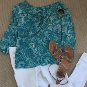 Alice + Olivia silk top