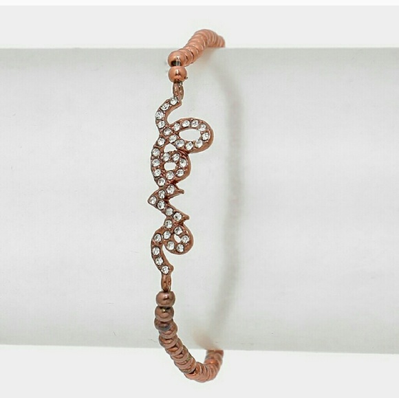 Crystal LOVE bracelet - Picture 2 of 3