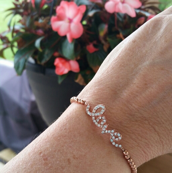 Farah Jewelry Jewelry Crystal Love Bracelet Poshmark