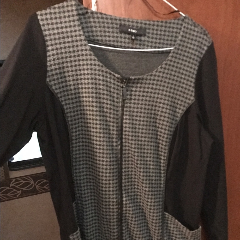 X-Two Houndstooth Tunic 1X