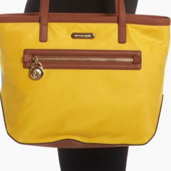 MICHAEL Michael Kors Handbags - Michael Kors Yellow Nylon Tote