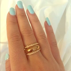 Beautiful Michael Kors Rose Gold Ring Set