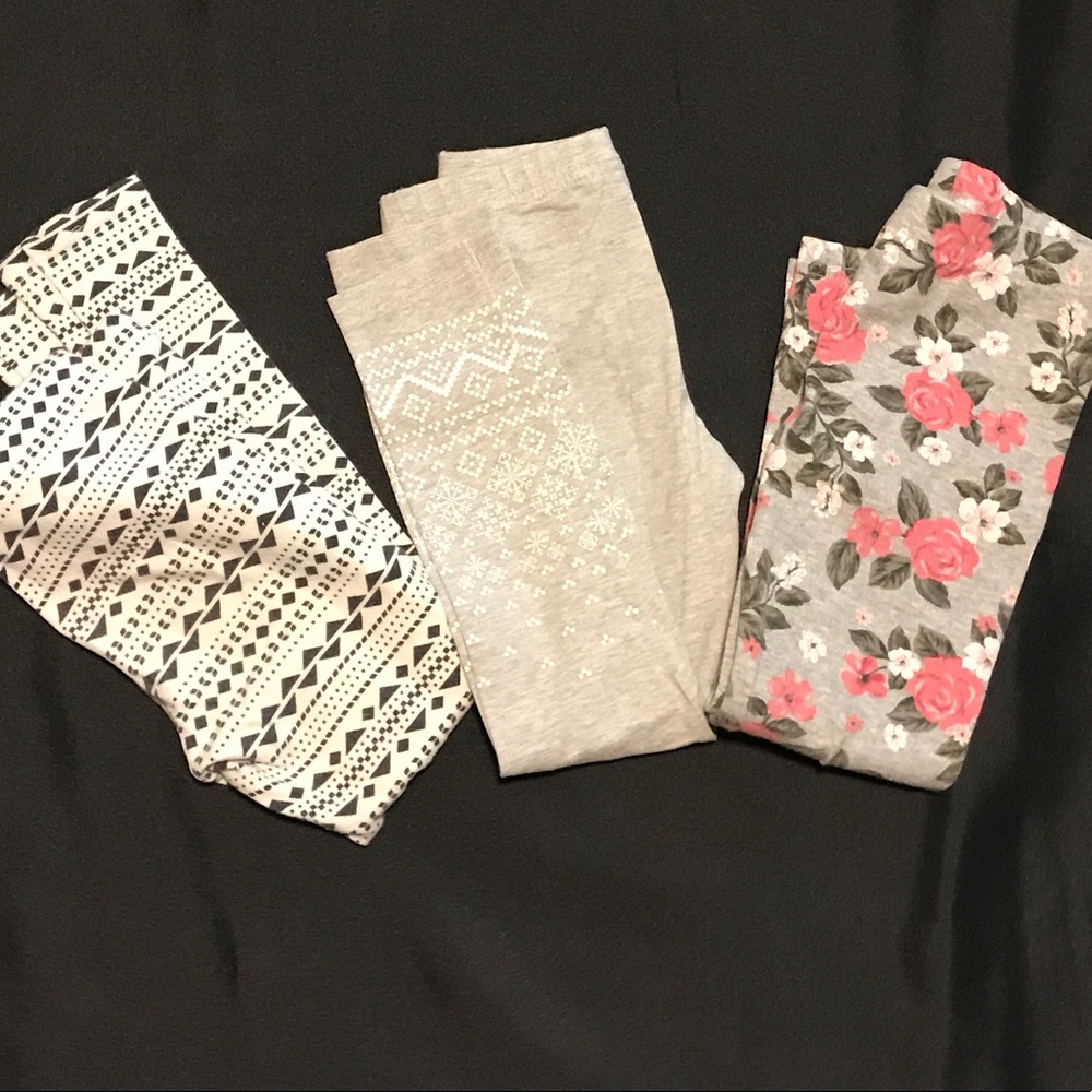 Size 5 girls leggings Lot