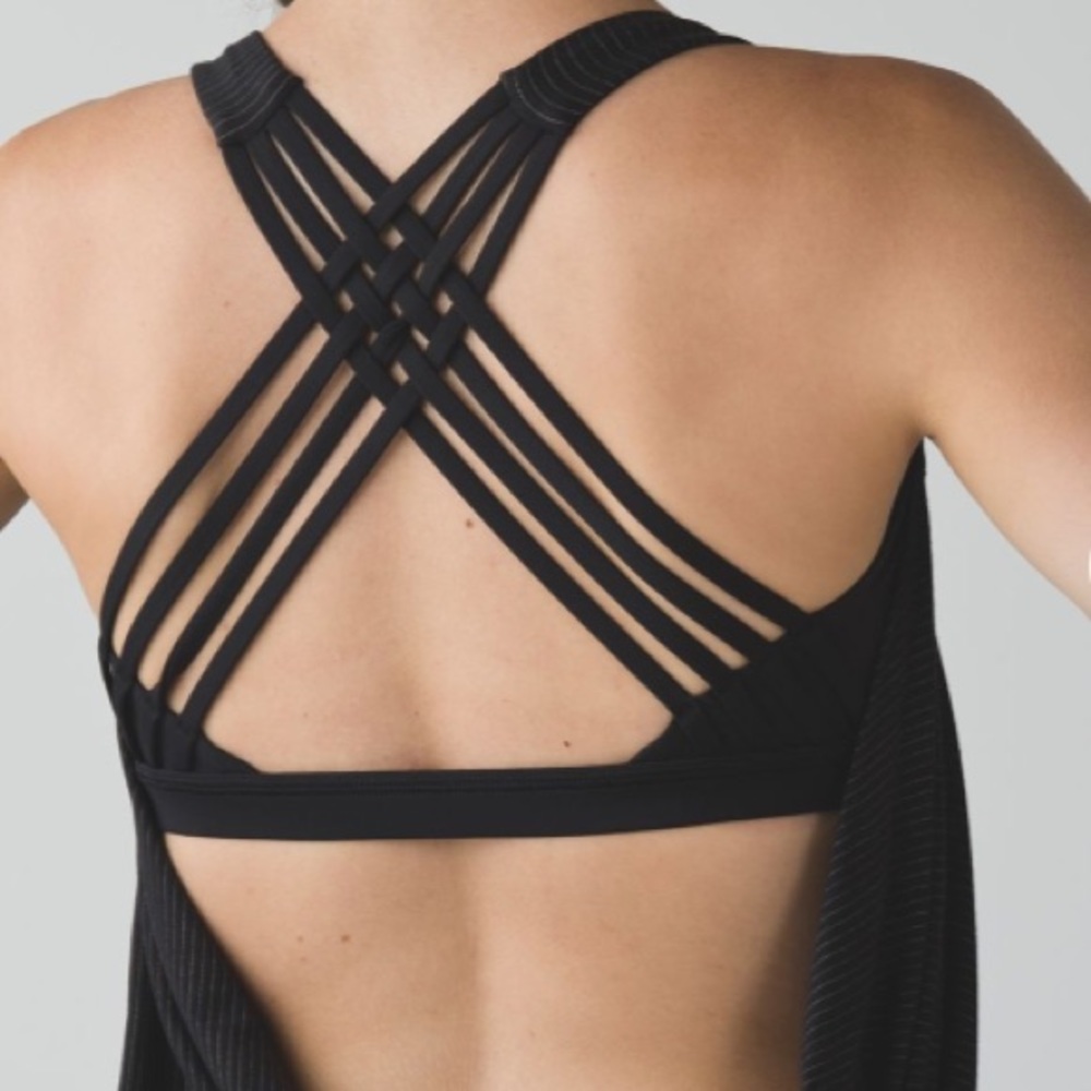 Lululemon 🍋EUC Free to be Wild Tank - Black - 6