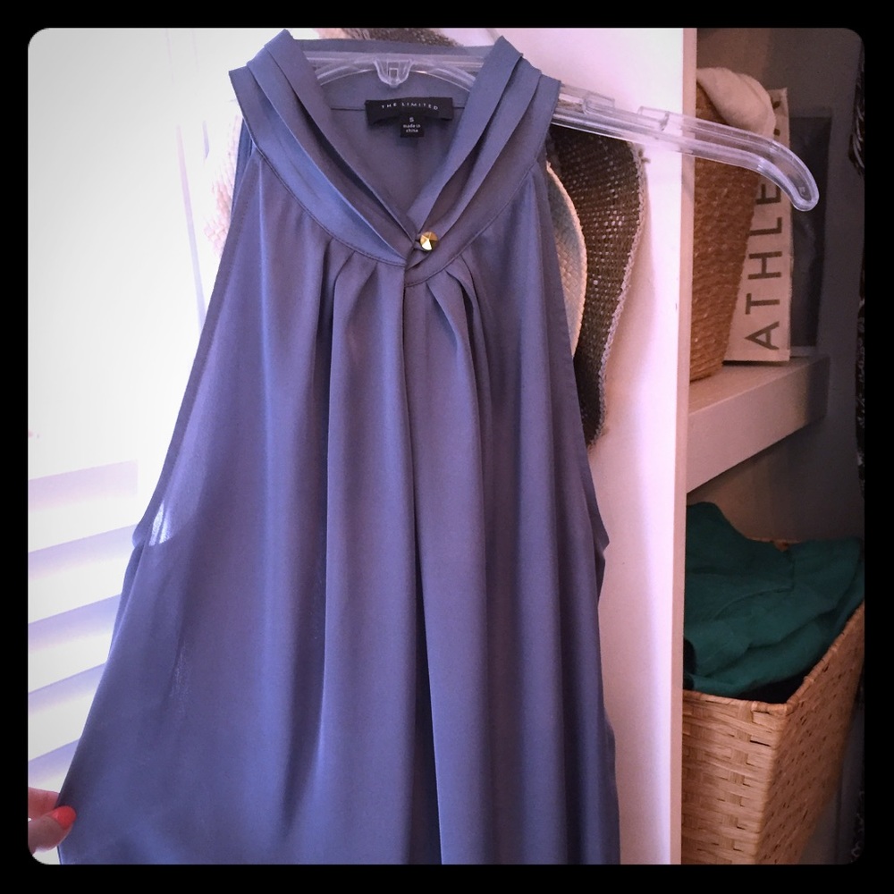 Lovely slate blue Limited top size S